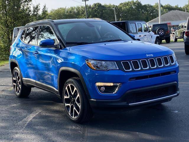 2017 Jeep Compass Laser Blue Pearlcoat